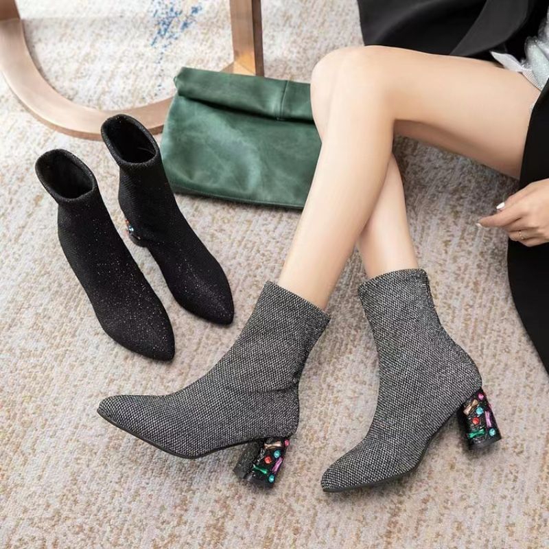 IMPORTIR SEPATU Boots Wanita Import Fashion Korea