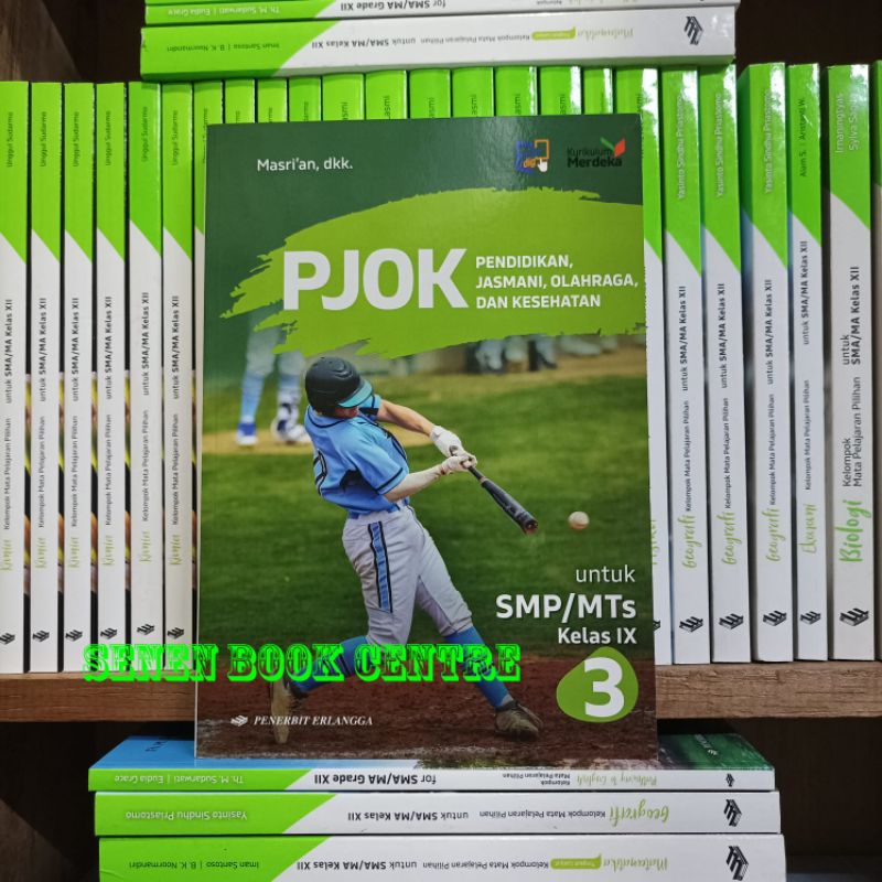 Buku PJOK Kelas 3/IX/9 SMP Erlangga Kurikulum Merdeka