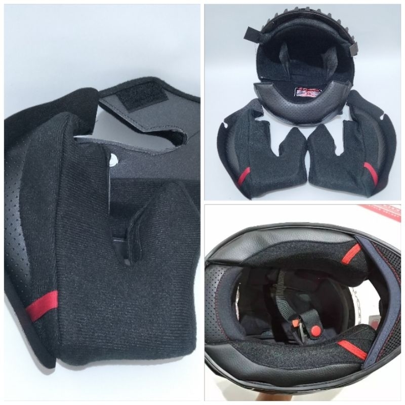 Busa Helm KYT TTC Kyt Tt Course Fullset Cheek Pad Size S M L XL XXL