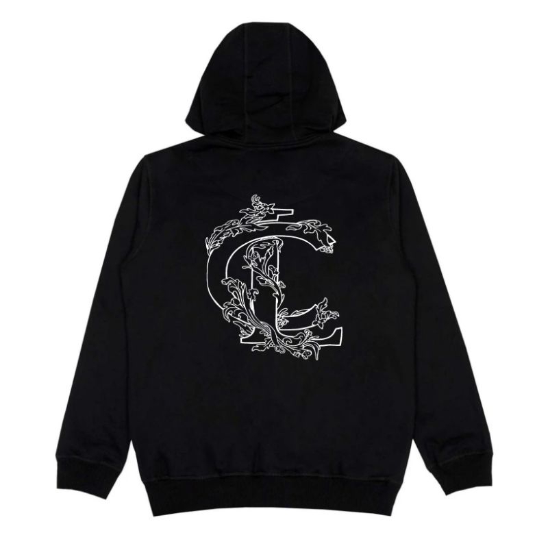 Hoodie Distro Celcius Premium Leaf Logo Graphic Sweatershirt Hitam Pria Wanita