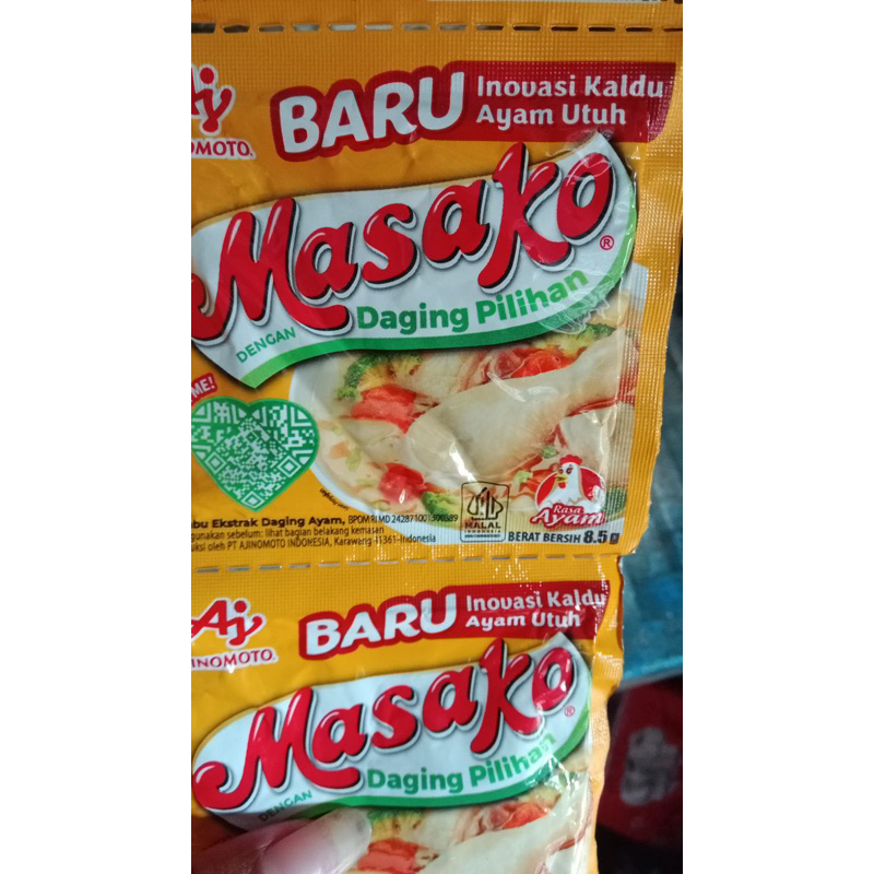 

Masako ayam sachet isi 12pcs