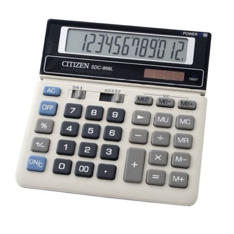 

KALKULATOR CITIZEN SDC-868L Kalkulator 12 Digit
