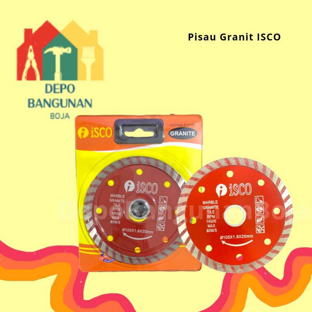 17.10 (Isco) Pisau Granit / Pisau Kramik / Mata Potong Gerinda