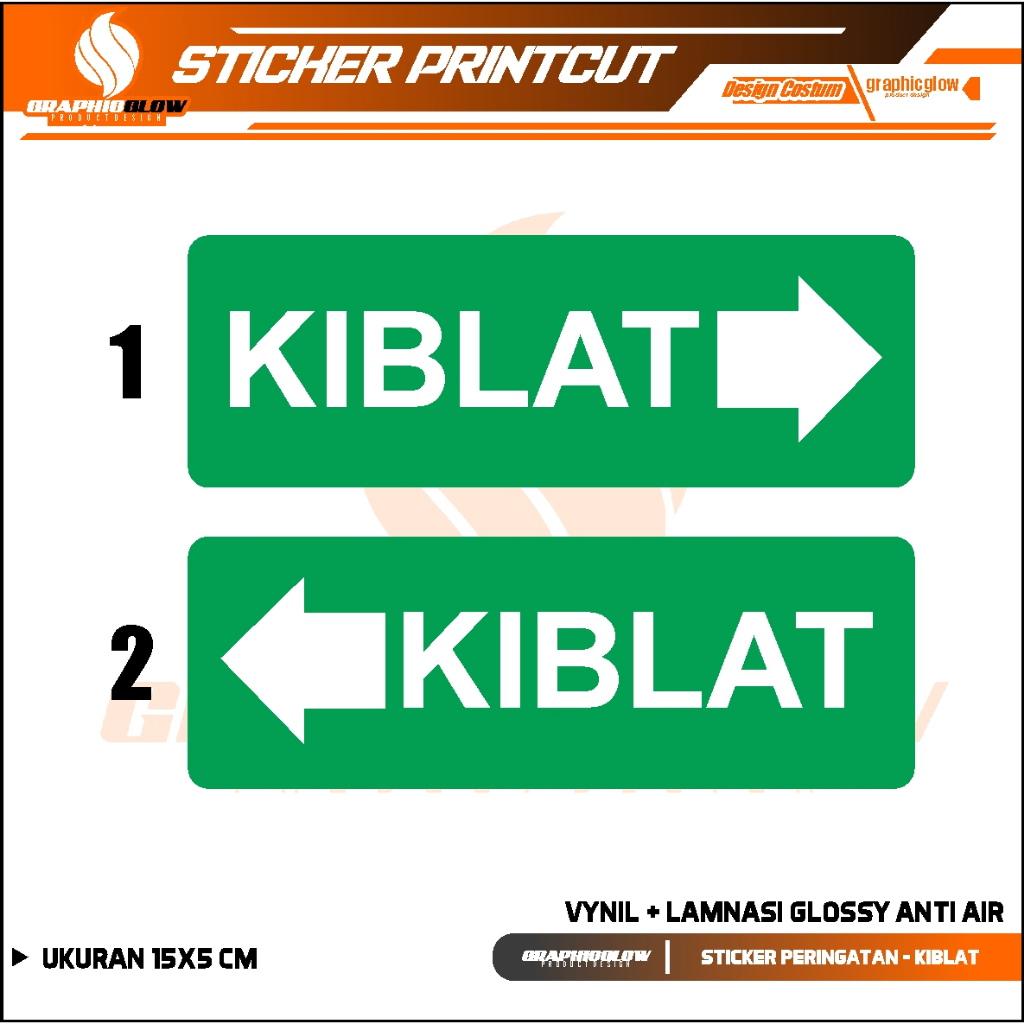

STICKER ARAH KIBLAT STICKER KIBLAT MASJID STICKER PREMIUM BISA COD