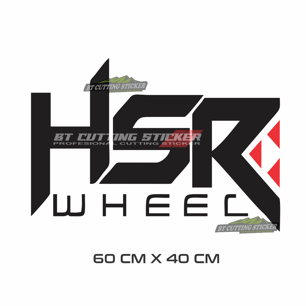 HSR Sticker hsr wheel sticker mobil stiker velg hsr weel sticker hsr