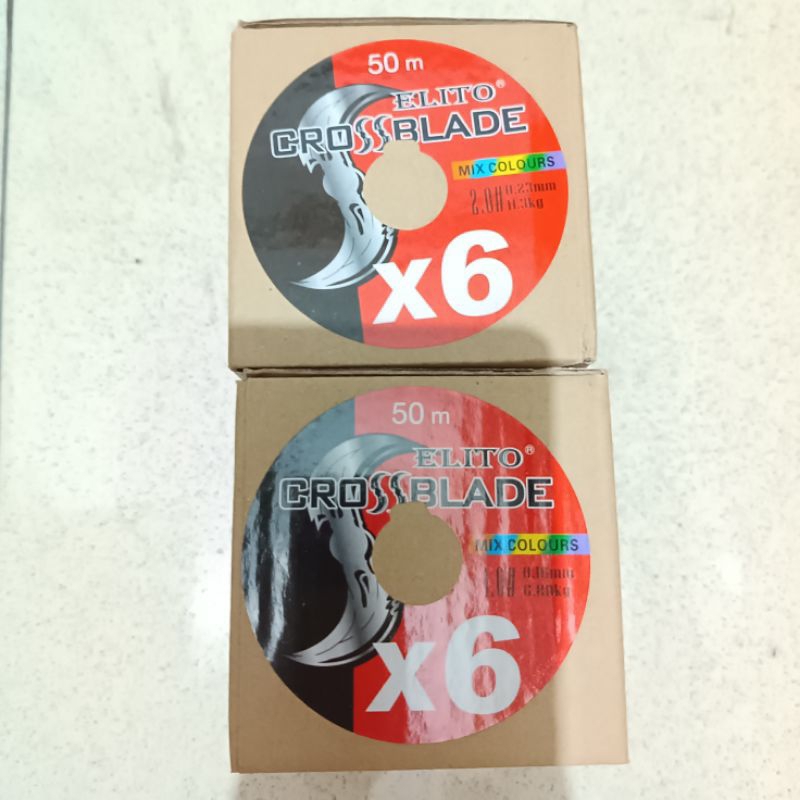 PE Elito Crossblade X6 50 m Multi colour