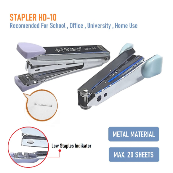 

Stapler HD-10 ETONA / HEKTER ETONA 10 MURAH / Hekter Besi No.10 / Alat Staples No.10 / Steples HD 10 Combo