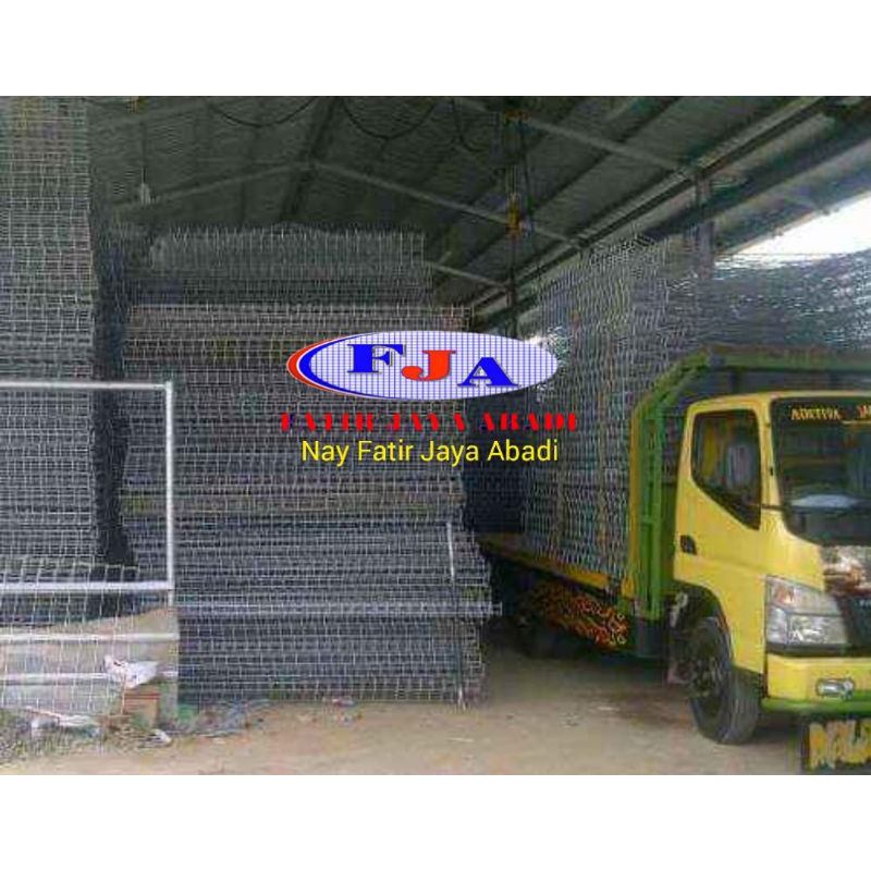 Pagar BRC T.175 x L.240 x Dia 7 mm Hot Dip Galvanized