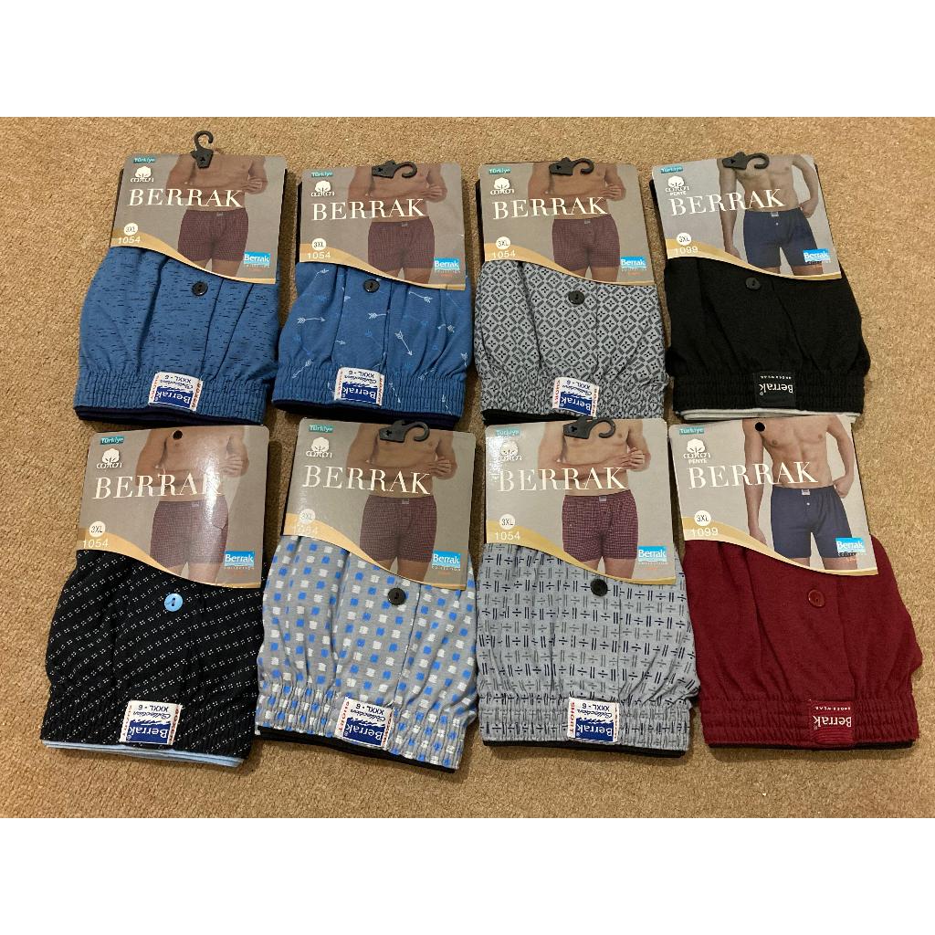 BERRAK Import Underwear Pria Boxer Pria Premium CD Pria Size Jumbo 3XL Motif Unik