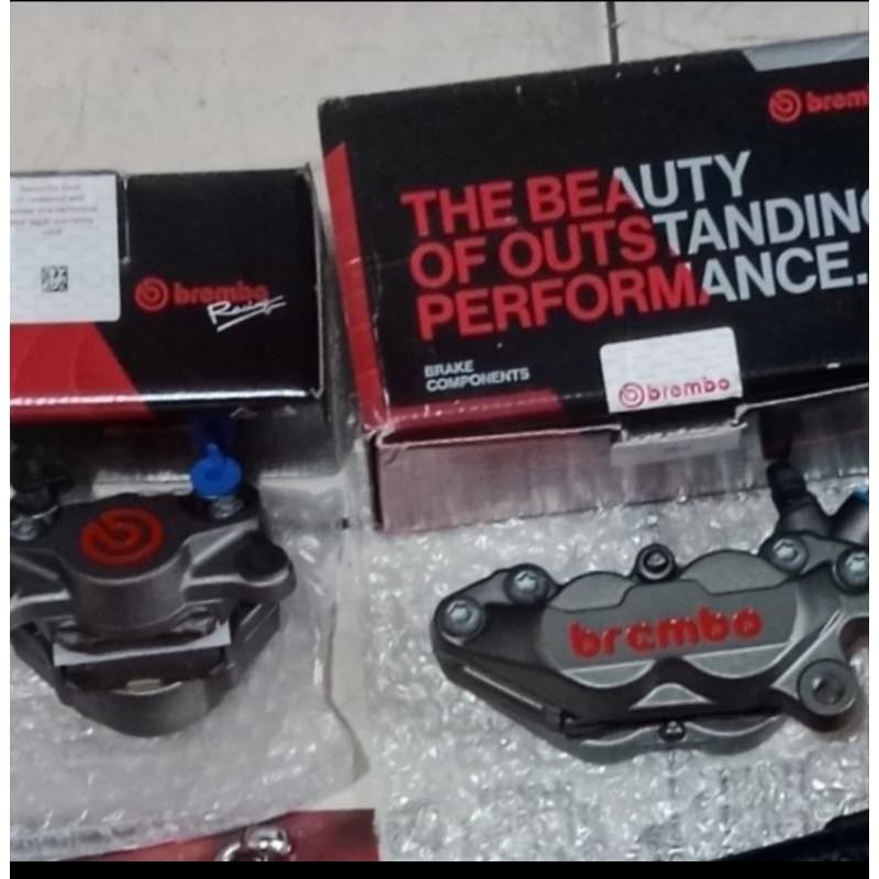 paketan kaliper brembo 4 piston dan 2 piston original