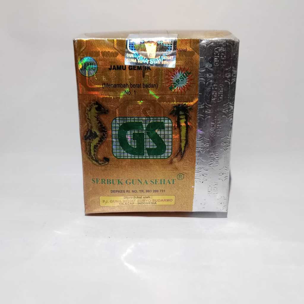 Gs no.1 Kapsul Jamu Gemuk Guna Sehat Asli