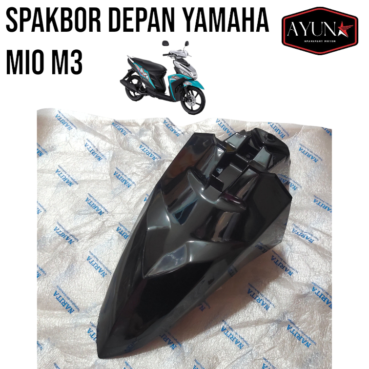 Spakbor slebor depan yamaha mio m3 mio 3 spakbor depan mio m3 hitam Narita spakbor slebor depan