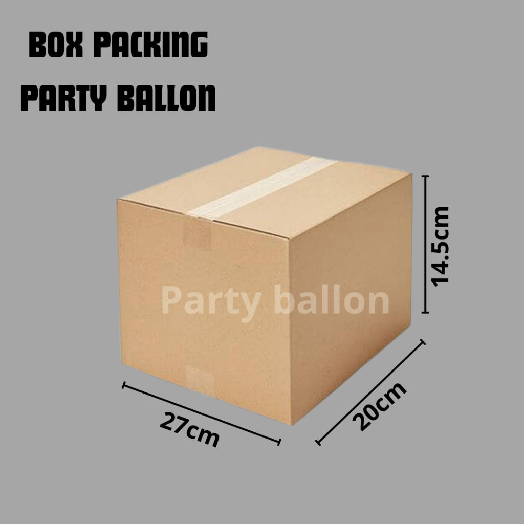 

Kardus Box Karton Kotak Dus Packing Kosmetik Polos Uk. 27x20x14.5 BFlute Tebal 3 mm