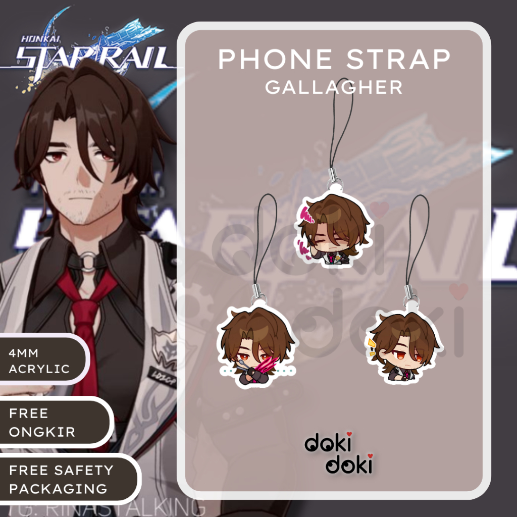 PHONE STRAP HP GALLAGHER HONKAI STAR RAIL