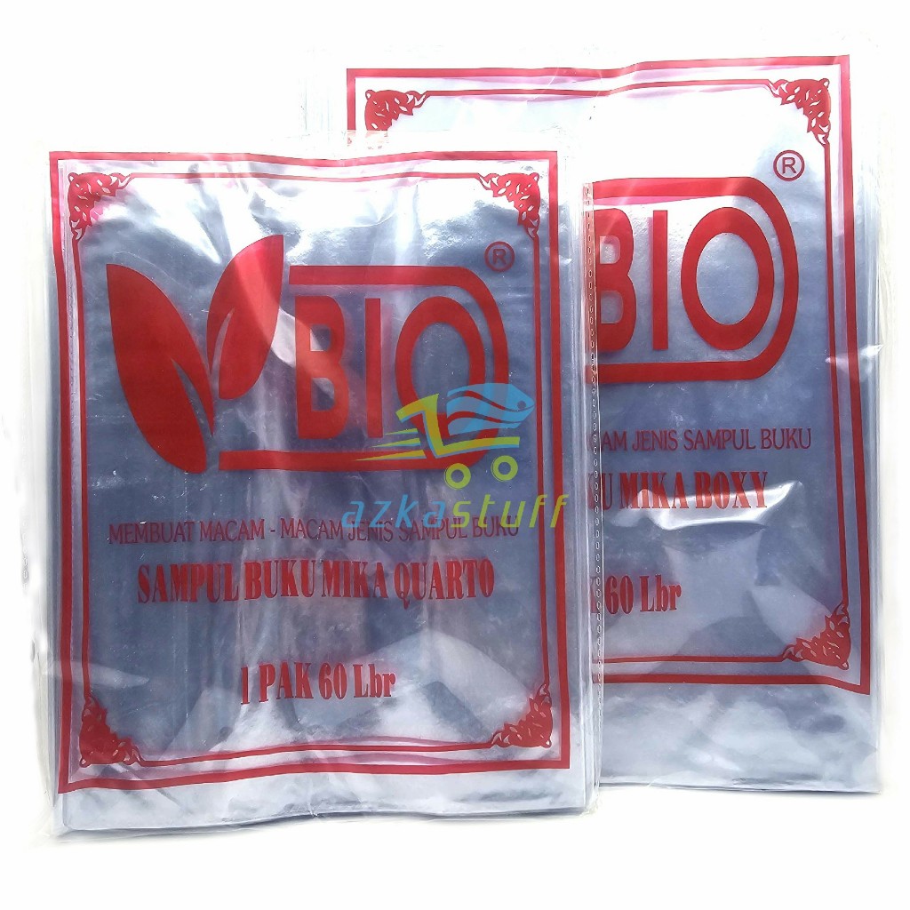 

Sampul Plastik Mika BIO isi 10 Lembar / Sampul buku tulis