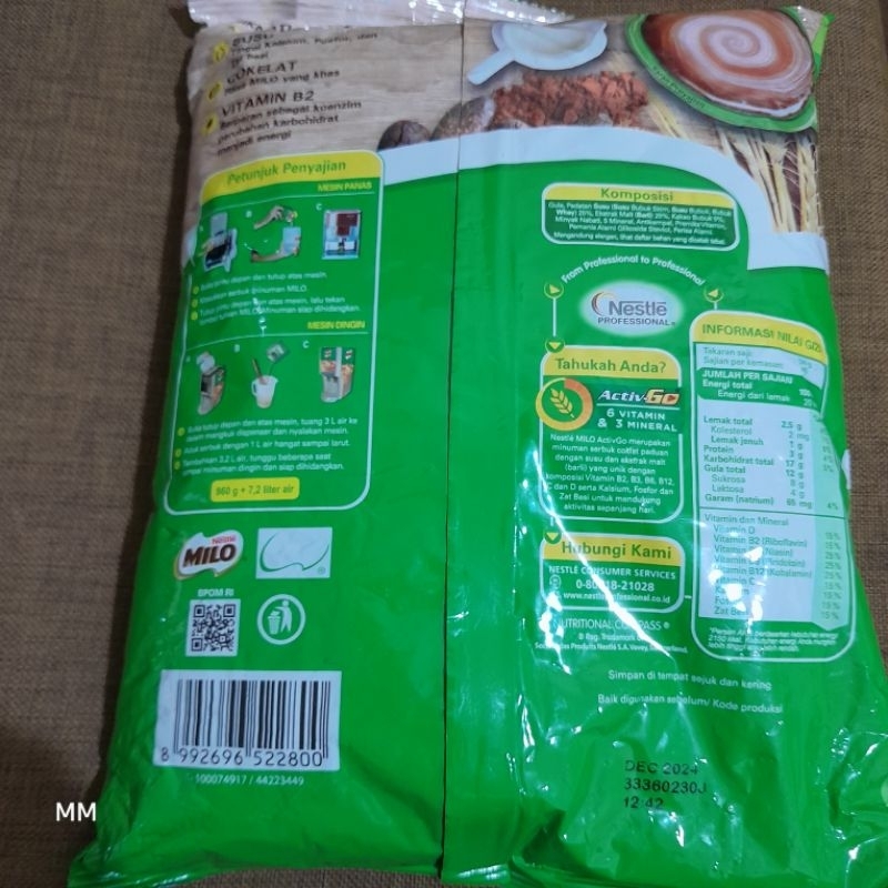 

LIMITED STOCK!!NESTLE MILO ACTIVE GO 960gr