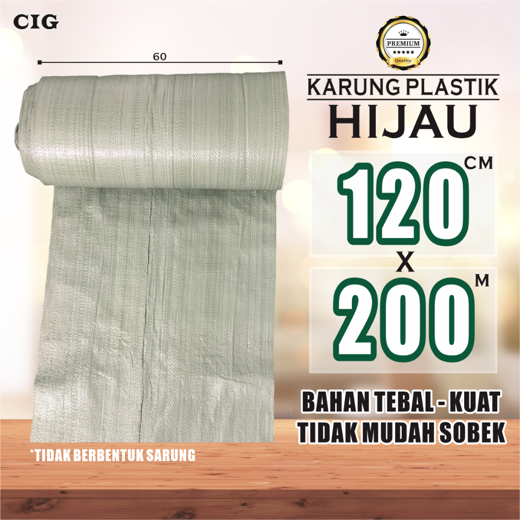 Karung Plastik Roll Baru Ukuran 120X200 M | 60X200 M / Karung Packing Tebal & Kuat