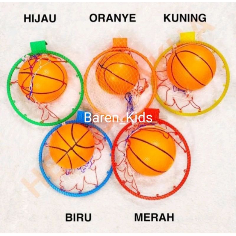 Mainan Ring Basket / Mainan Bola Basket / Mainan Anak Keranjang Bola Basket Set Gratis Bola Basket