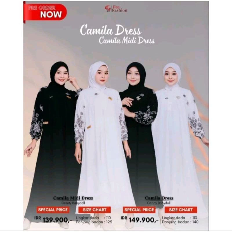 Dress Wanita Kekinian// Camila Dress & Camila Midi Dress