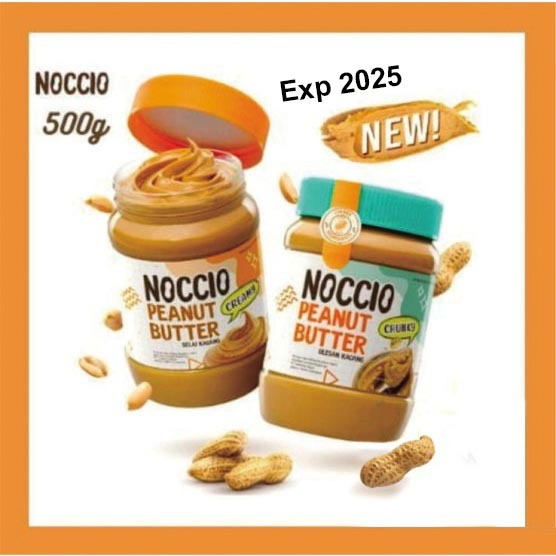 

Noccio Peanut Butter Besar 500gr PROMO HALAL by Ubtan Mart