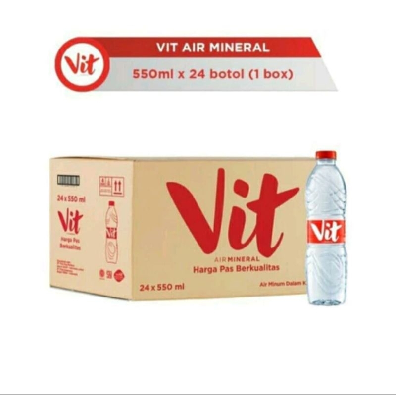 

AIR MINERAL VIT 550ML ISI 24 BOTOL