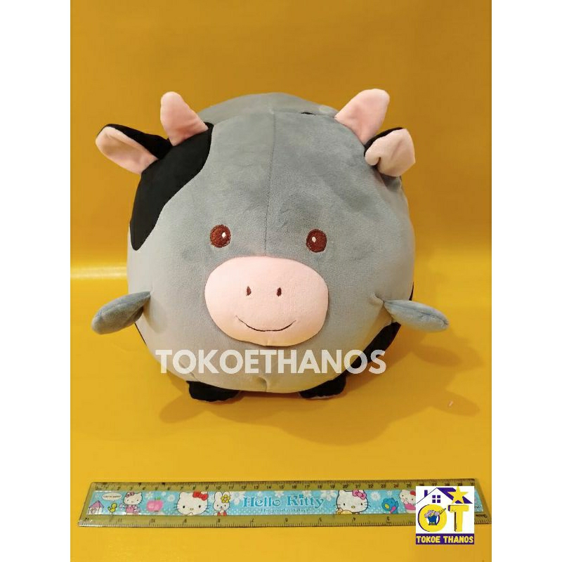 Boneka Sapi Bulat / boneka sapi lucu murah lembut / boneka cow