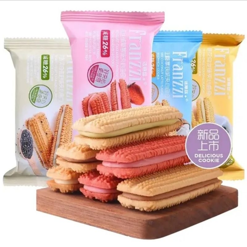 

70g Franzzi Delicious Cookie / Biscuit Franzzi Aneka Rasa Baru.