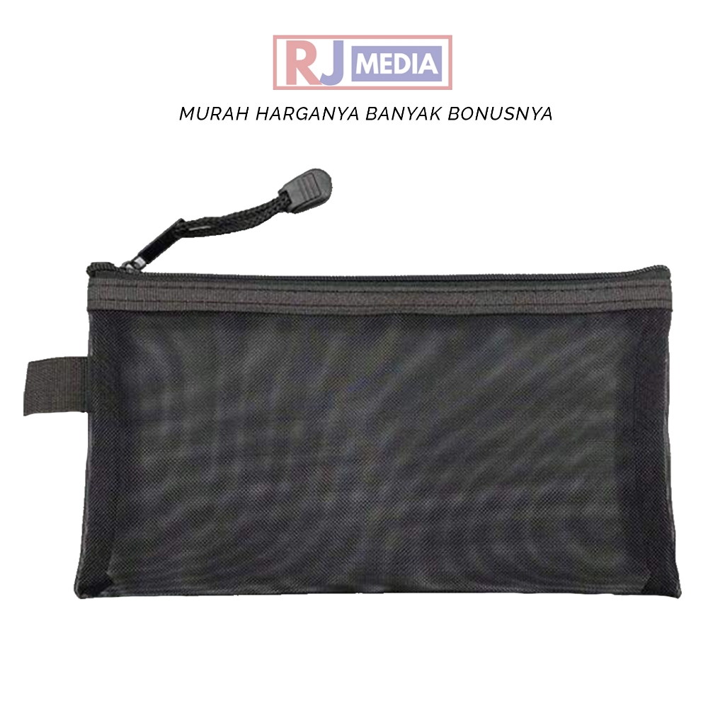 

Tempat Pensil Transparan Sederhana Tas Alat Tulis Berkapasitas Besar Tempat Pensil Jaring Aesthetic Tas Makeup Jaring Portabel Kotak Pensil Mesh Hitam Putih