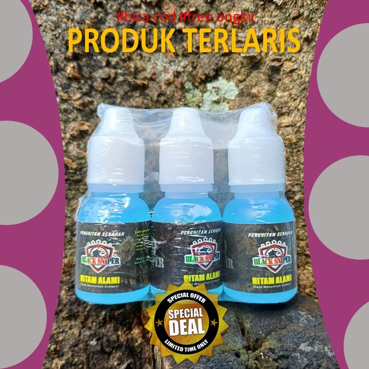 (OLES) 10 ML BLACK SNIPER METAL BRONIR ORIGINAL ISI 10 ML