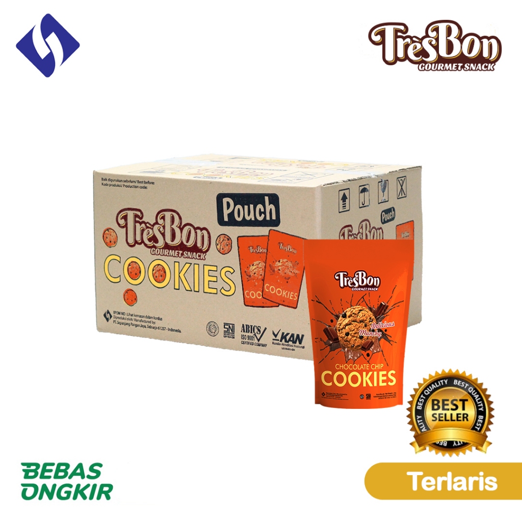 

Tresbon Cookies Chocochips Kemasan Karton