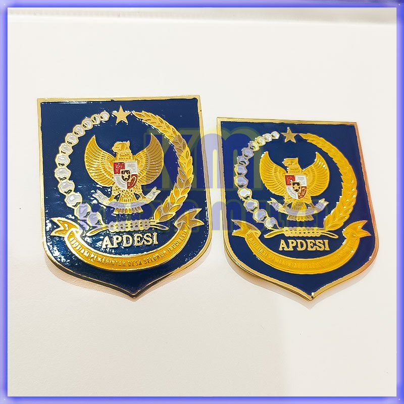 Pin APDESI Pin Bros Logo APDESI Bahan Logam Kuningan - Karya Mulya