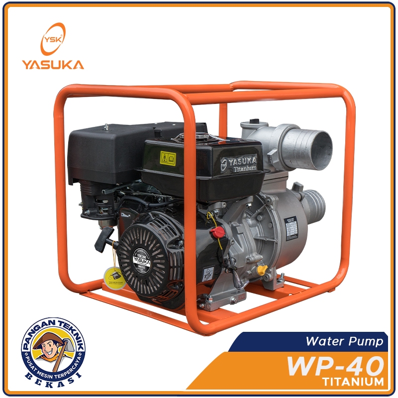 WP40 YASUKA TITANIUM | WATER PUMP 4INCH YSK TTNM | Pompa Air Irigasi 4" YASUKA TITANIUM | Gasoline W