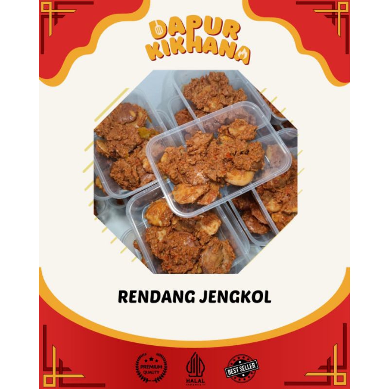 

Rendang Jengkol Padang Lauk Siap Saji Frozen Food by Dapur Kikhana