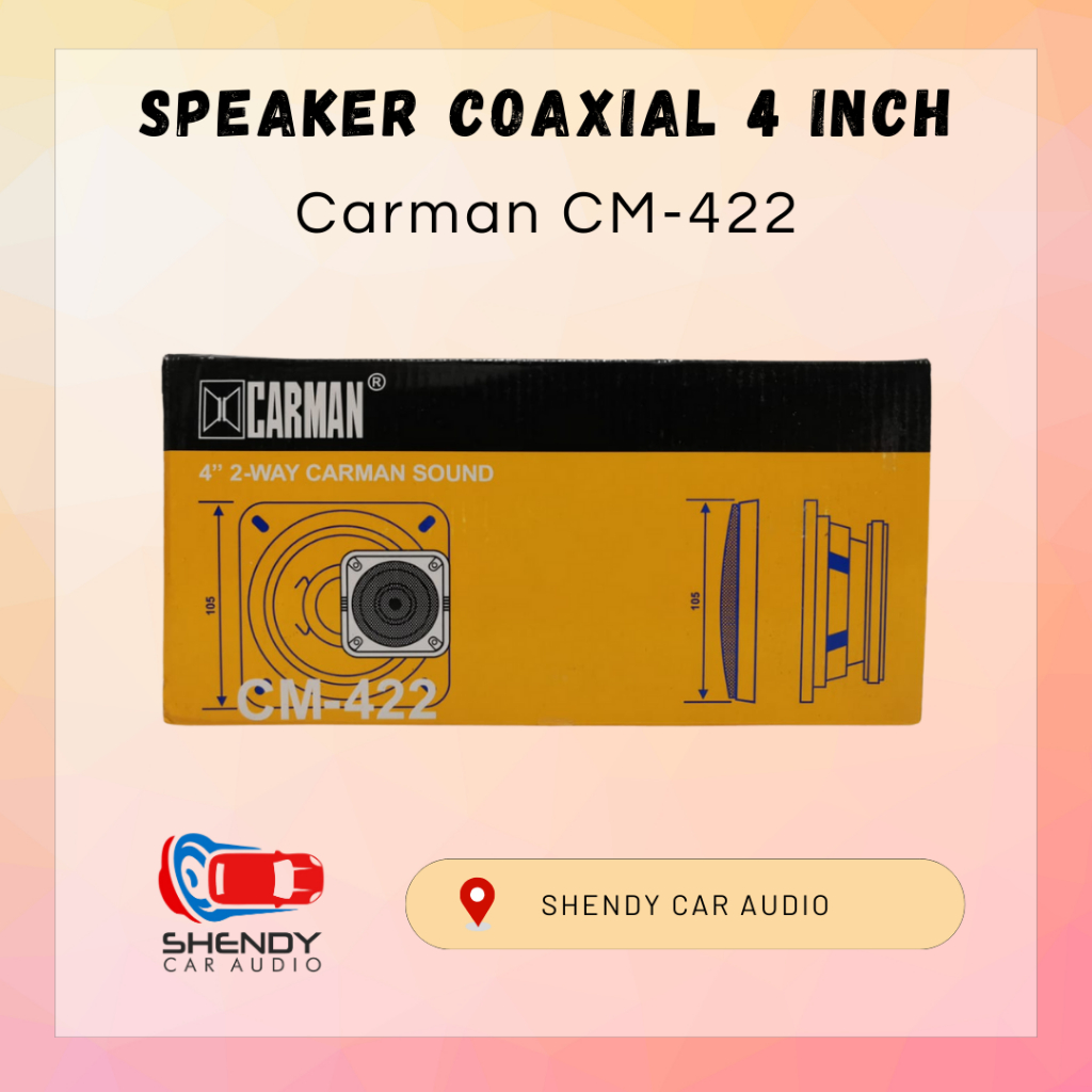 Speaker coaxial 4 inch Carman CM-422