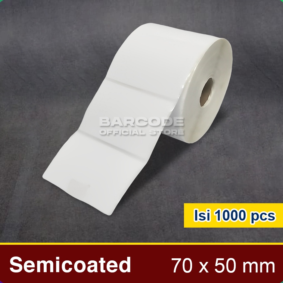 

KODE M38Q Label Barcode 7 x 5 7x5 mm 7x5mm 1 Line Kertas Sticker Semicoated
