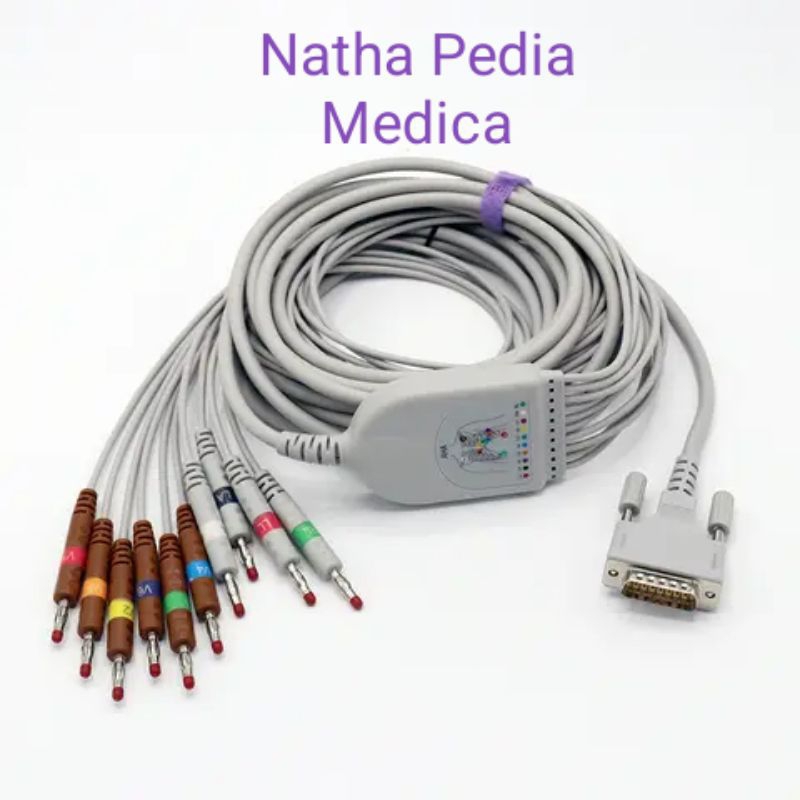 Kabel EKG ECG cable Bionet Schiller edan contec Nihon Kohden Mindray Fukuda Denshi Fukuda ME GE Elit