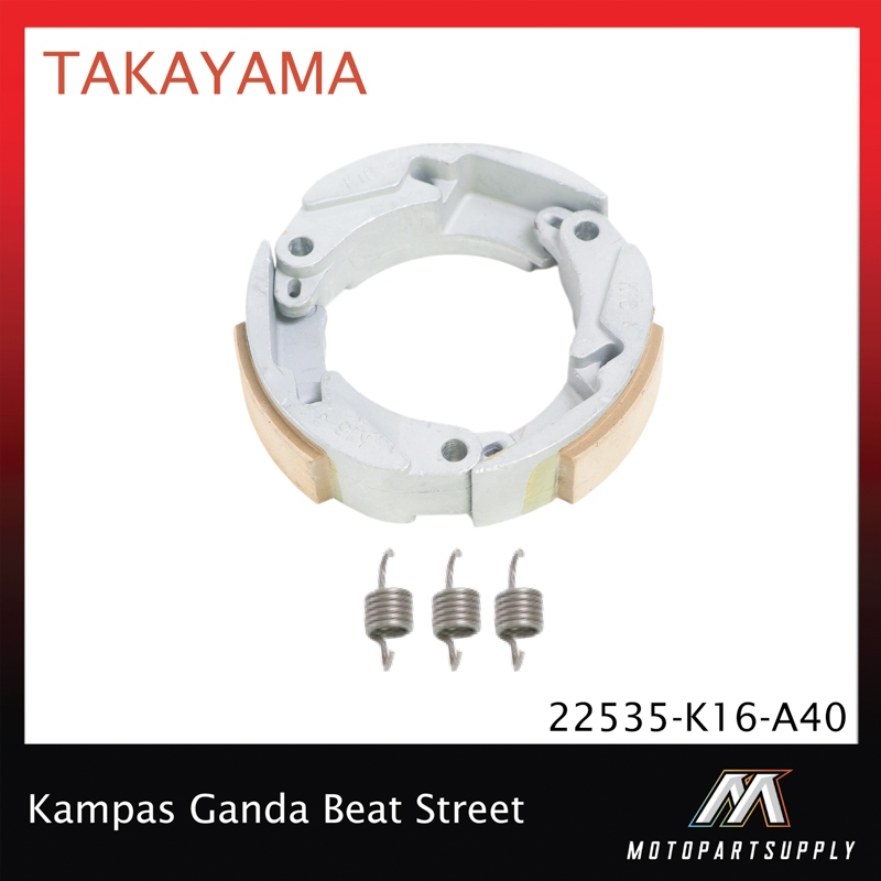 Takayama Kampas Ganda Otomatis K16 Beat Street / Scoopy ESP 2016-2019
