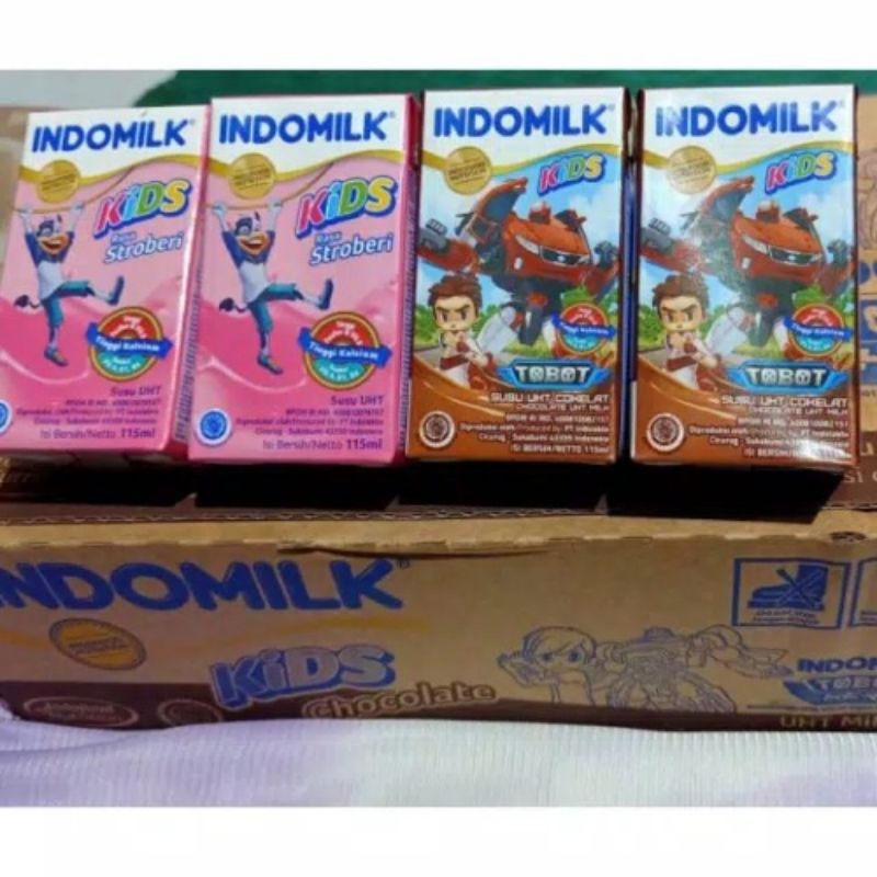 

SUSU INDOMILK KIDS 115 ML X 40 pcs SUSU KOTAK UHT