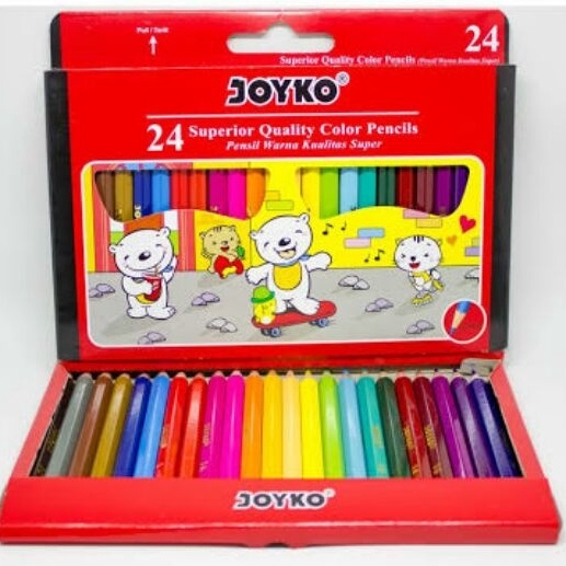 

KODE B98D Pensil 24 Warna Panjang Joyko