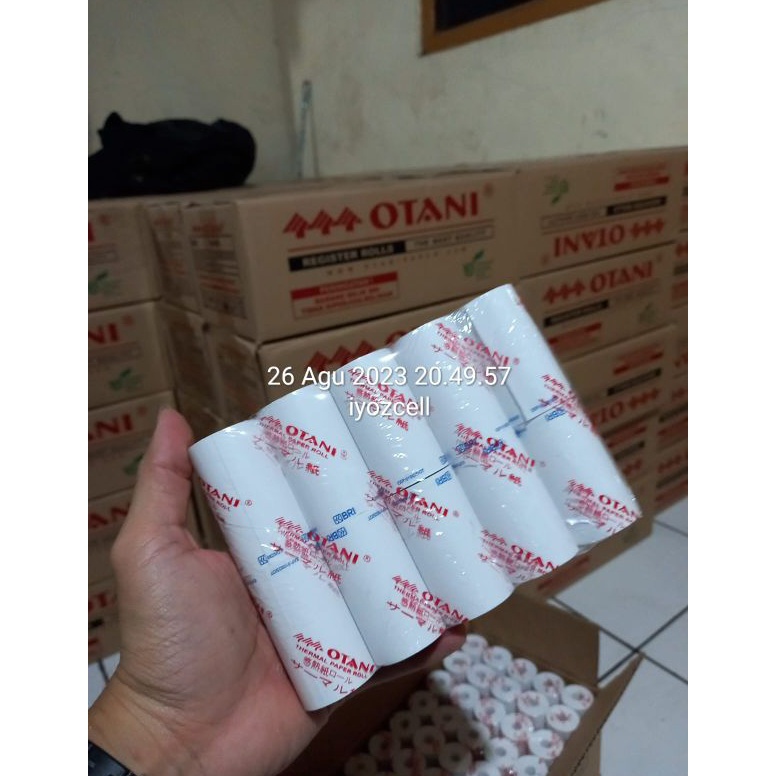 

KODE Q86W KERTAS THERMAL LOGO BRIBRILINK 57x12meter 1 DUS ISI 1 ROLL Merk Otani Pura PMM Go Print Eprint