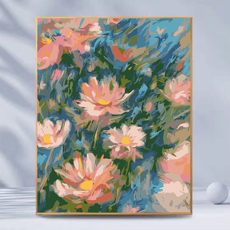 

KODE B83G diy canvas painting number karakter anime bunga alam 3X4 dan 4x5