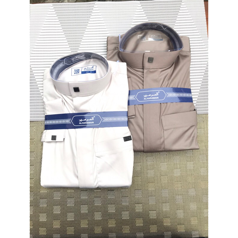 Jubah Anak & Remaja Al-Haramain Premium Polyester Manset Ritsleting