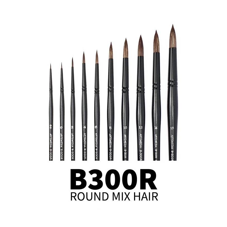 

KODE N49T Kuas Lukis ARTE B3R MIXHAIR BRUSH
