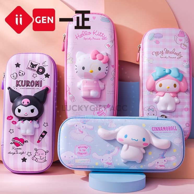 

KODE K65J TEMPAT PENSIL SANRIO PREMIUM ORIGINAL KOTAK PENSIL MOTIF CINNAMOROL MELODY KUROMI