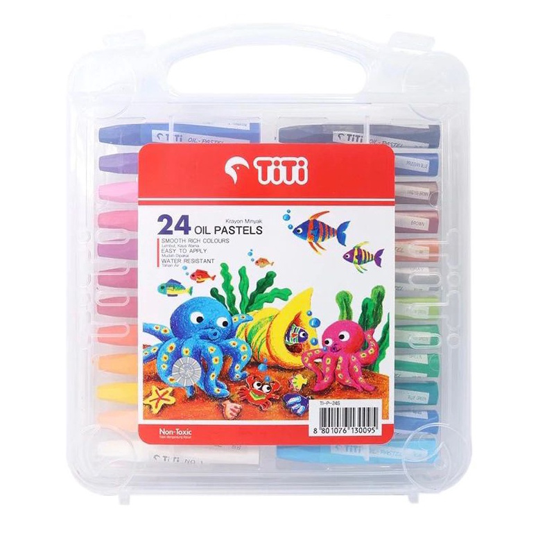 

KODE E79Z CrayonOil pastel TiTi 24 warna 1set