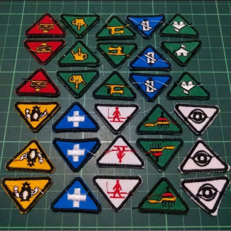 Paket Tkk Siaga Wajib Tkk Wajib Siaga Bordir 20 Biji (1 jenis)