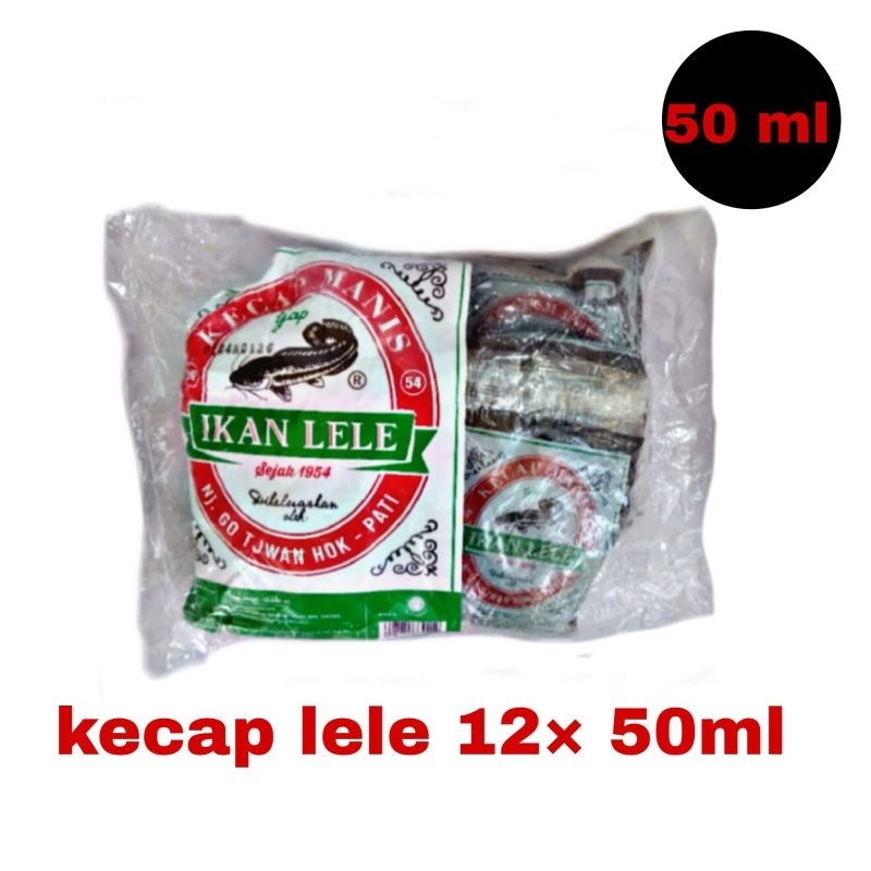 

kecap lele 50ml×12 pcs kecap manis cap ikan lele 1 pack