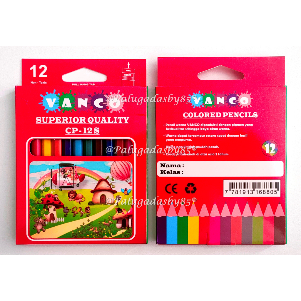 

PENSIL WARNA VANCO CP- 12S