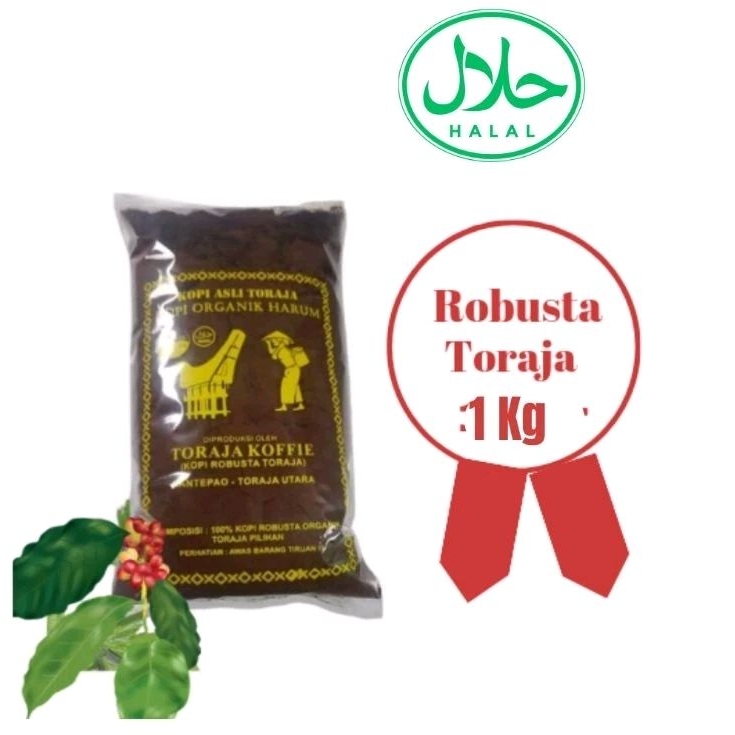 

Kopi Robusta Toraja Kopi Bubuk 1kg Kopi Toraja Asli