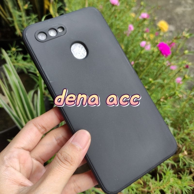 Soft Case Silikon Case Black Matte Macaron Oppo A7 Oppo A12 Oppo F9 Oppo A5S
